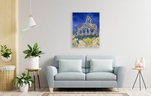 Jäljennös Auvers-sur-Oisen kirkko, Vincent van Gogh, 1890 hinta ja tiedot | Taulut | hobbyhall.fi