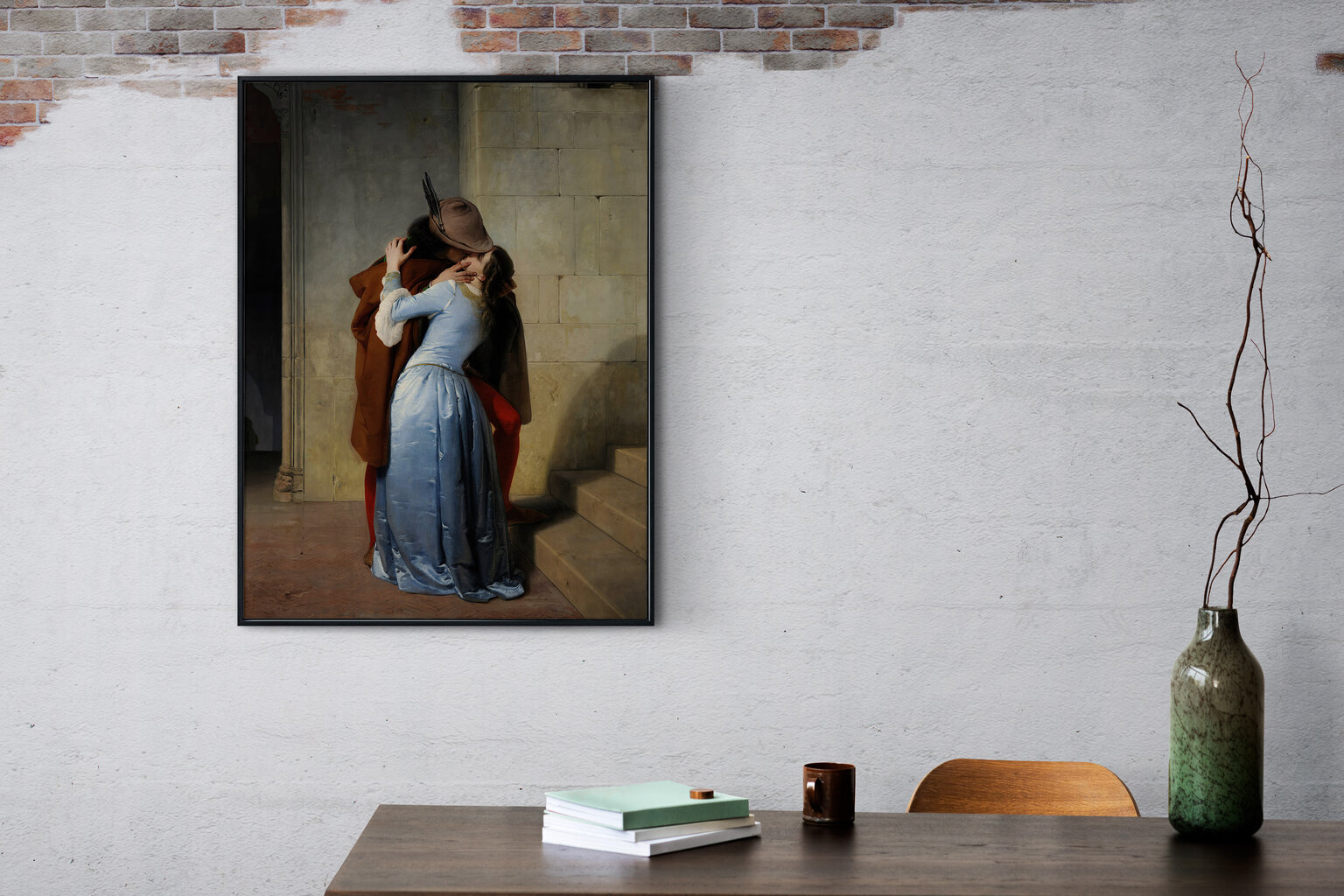 Jäljennös Kiss, Francesco Hayez, 1859 hinta ja tiedot | Taulut | hobbyhall.fi