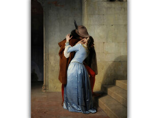 Jäljennös Kiss, Francesco Hayez, 1859 hinta ja tiedot | Taulut | hobbyhall.fi