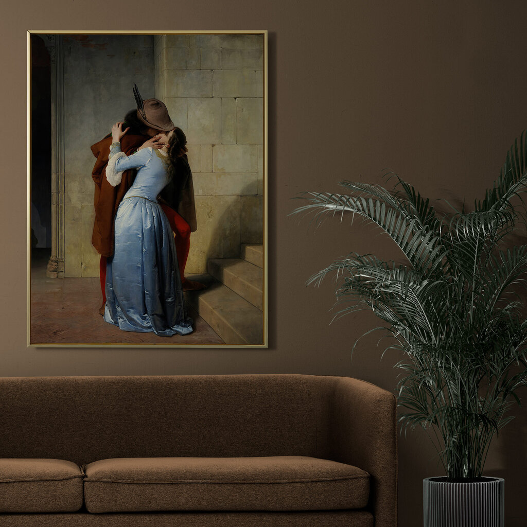 Jäljennös Kiss, Francesco Hayez, 1859 hinta ja tiedot | Taulut | hobbyhall.fi