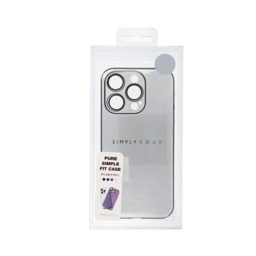 Roar Pure Simple Fit iPhone 14 (6,1″) - Musta hinta ja tiedot | Puhelimen kuoret ja kotelot | hobbyhall.fi