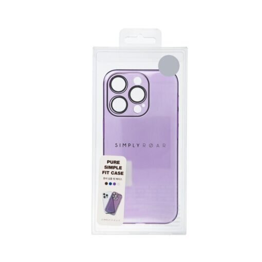 Roar Pure Simple Fit iPhone 14 Pro (6,1″) - Liila hinta ja tiedot | Puhelimen kuoret ja kotelot | hobbyhall.fi
