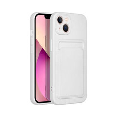 Forcell CARD iPhone 13 (6,1″) - Valkoinen hinta ja tiedot | Puhelimen kuoret ja kotelot | hobbyhall.fi