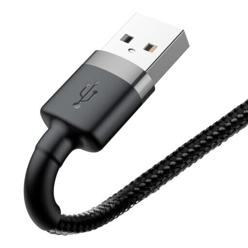 Baseus Cafule USB-A to Lightning-kaapeli 2.4A 1 m - Musta hinta ja tiedot | Puhelinkaapelit | hobbyhall.fi