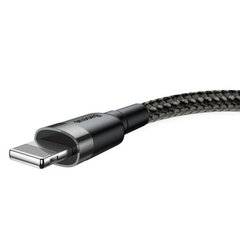 Baseus Cafule USB-A to Lightning-kaapeli 2.4A 1 m - Musta hinta ja tiedot | Puhelinkaapelit | hobbyhall.fi