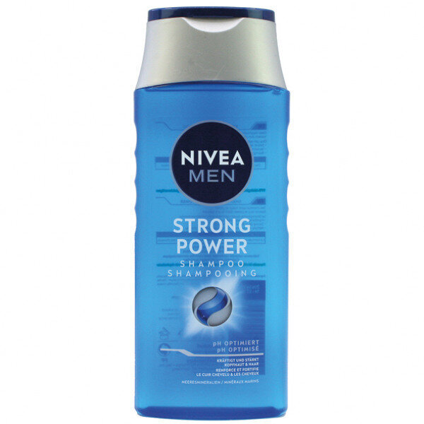 NIVEA MEN STRONG POWER hiusshampoo, 250 ml hinta ja tiedot | Suihkusaippuat ja suihkugeelit | hobbyhall.fi
