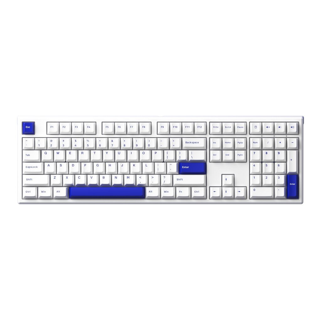 Akko MONSGEEK MG108B, V3 Pro Cream Blue Switch, White, UK hinta ja tiedot | Näppäimistöt | hobbyhall.fi