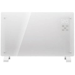 Lasikonvektorilämmitin Eco Wifi -termostaatti, valkoinen hinta ja tiedot | Lämmittimet | hobbyhall.fi