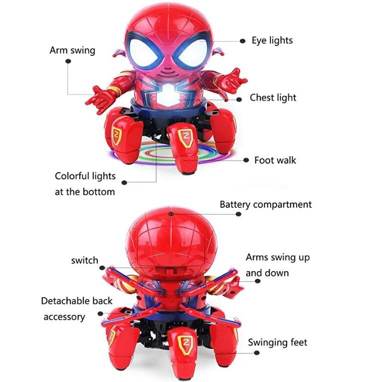 Spider-Man robotti kaukosäätimellä hinta ja tiedot | Poikien lelut | hobbyhall.fi