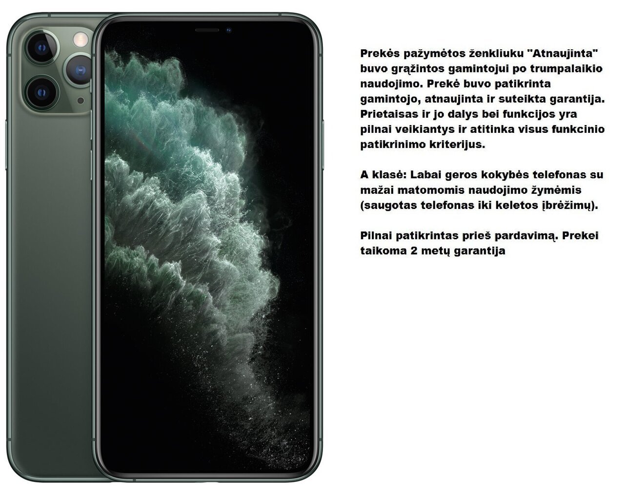 Apple iPhone 11 Pro Max, päivitetty, 256 Gt, Space Grey hinta ja tiedot | Matkapuhelimet | hobbyhall.fi