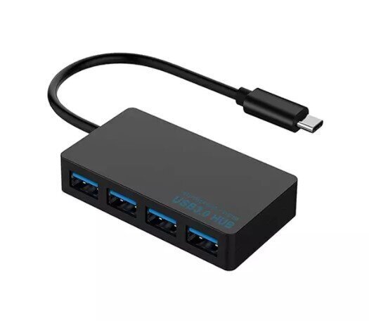 USB-C-keskitin Zenwire 4x USB 3.0 hinta ja tiedot | Adapterit | hobbyhall.fi