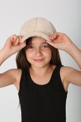 Tyttöjen hattu, beige 54 cm hinta ja tiedot | Tyttöjen hatut, huivit ja käsineet | hobbyhall.fi