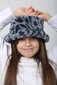 Tyttöjen hattu, sininen 54 cm hinta ja tiedot | Tyttöjen hatut, huivit ja käsineet | hobbyhall.fi