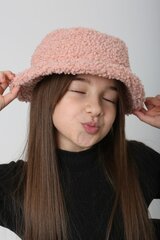 Tyttöjen hattu, pinkki 54 cm hinta ja tiedot | Tyttöjen hatut, huivit ja käsineet | hobbyhall.fi