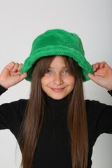 Tyttöjen hattu, vihreä 54 cm hinta ja tiedot | Tyttöjen hatut, huivit ja käsineet | hobbyhall.fi