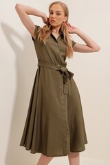 Naisten mekko, vihreä 36 hinta ja tiedot | Mekot | hobbyhall.fi