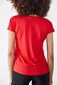 Naisten T-paita, punainen S hinta ja tiedot | Naisten T-paidat | hobbyhall.fi