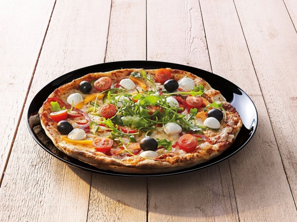 Lautanen Luminarc Pizza Friends Time Black, 32 cm hinta ja tiedot | Astiat | hobbyhall.fi