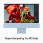 iMac 24” 4.5K Retina, Apple M3 8C CPU, 10C GPU/8GB/256GB SSD/Blue/RUS - MQRQ3RU/A hinta ja tiedot | Pöytätietokoneet | hobbyhall.fi