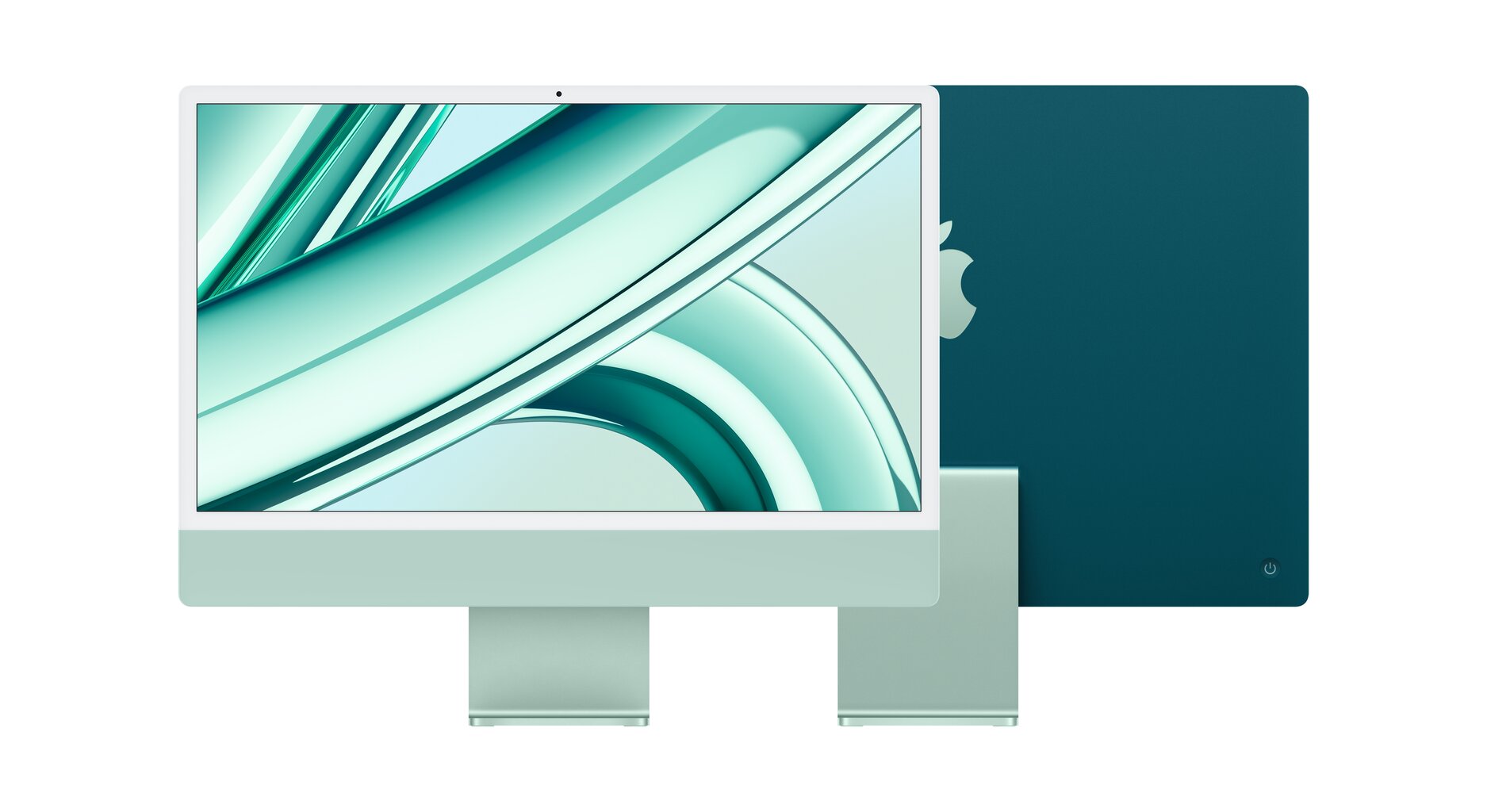 iMac 24” 4.5K Retina, Apple M3 8C CPU, 10C GPU/8GB/256GB SSD/Green/SWE - MQRN3KS/A hinta ja tiedot | Pöytätietokoneet | hobbyhall.fi