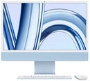 iMac 24” 4.5K Retina, Apple M3 8C CPU, 8C GPU/8GB/256GB SSD/Blue/SWE - MQRC3KS/A