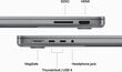 MacBook Pro 14" Apple M3 8C CPU, 10C GPU/8GB/512GB SSD/Silver/RUS - MR7J3RU/A hinta ja tiedot | Kannettavat tietokoneet | hobbyhall.fi