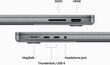 MacBook Pro 14" Apple M3 Max 14C CPU, 30C GPU/36GB/1TB SSD/Silver/RUS - MRX83RU/A hinta ja tiedot | Kannettavat tietokoneet | hobbyhall.fi