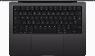 MacBook Pro 14" Apple M3 Max 14C CPU, 30C GPU/36GB/1TB SSD/Space Black/INT - MRX53ZE/A hinta ja tiedot | Kannettavat tietokoneet | hobbyhall.fi