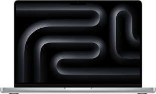 MacBook Pro 14" Apple M3 Pro 11C CPU, 14C GPU/18GB/512GB SSD/Silver/SWE - MRX63KS/A hinta ja tiedot | Kannettavat tietokoneet | hobbyhall.fi