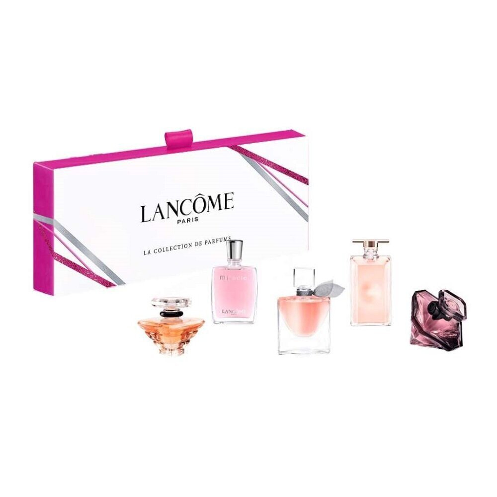 Lancôme setti naisille: Idôle EDP 5ml + La Vie Est Belle EDP 4ml + Tresor EDP 7,5ml + La Nuit Tresor EDP 5ml + Miracle EDP 5ml hinta ja tiedot | Naisten hajuvedet | hobbyhall.fi