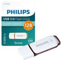 Philips USB 3.0 -muistitikku Snow Edition (ruskea) 128 Gt. hinta ja tiedot | Philips Kovalevyt ja muistitikut | hobbyhall.fi