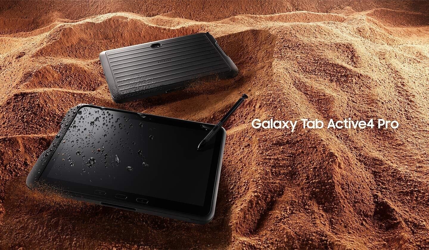 Samsung Galaxy Tab Active4 Pro WiFi 6/128GB SM-T630NZKEEUE hinta ja tiedot | Tabletit | hobbyhall.fi