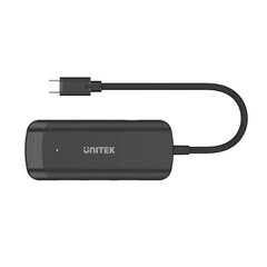 USB šakotuvas Unitek H1110B, USB-C, 3 X USB-A 3.1, HDMI hinta ja tiedot | Adapterit | hobbyhall.fi