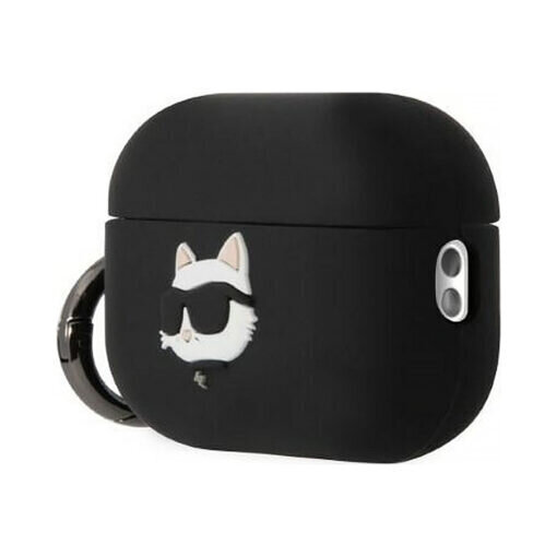 KARL LAGERFELD 3D NFT Choupette AirPods Pro 2 – Musta hinta ja tiedot | Kuulokkeiden tarvikkeet | hobbyhall.fi