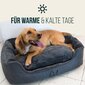 Koiran sänky Happilax, ‎90x70x20cm, harmaa hinta ja tiedot | Pedit ja pesät | hobbyhall.fi