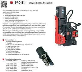 Magneettinen porakone PRO 51 /230V Promotech hinta ja tiedot | Promotech Sähkötyökalut | hobbyhall.fi