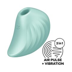 Satisfyer Pearl Diver Air Pulse, vaaleanvihreä hinta ja tiedot | Vibraattorit | hobbyhall.fi