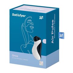 Paineaaltovibraattori Satisfyer Orca Double Air Pulse, valkoinen hinta ja tiedot | Vibraattorit | hobbyhall.fi