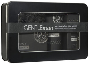 Vivaco Gentleman lahjasetti miehille: Tuoksu EDP, 50 ml + voide, 100 ml + suihkugeeli 200 ml + lahja hinta ja tiedot | Vartalovoiteet ja -emulsiot | hobbyhall.fi