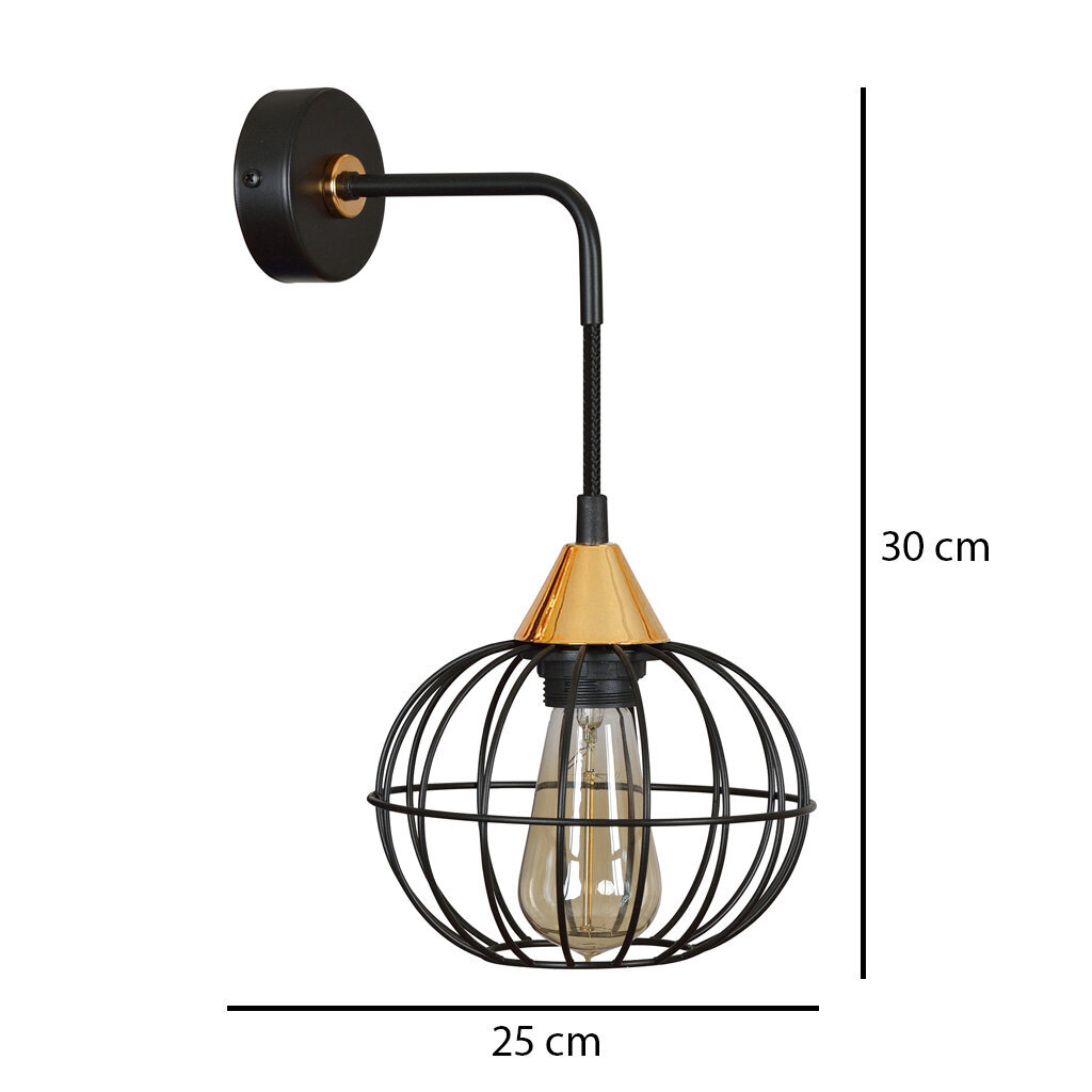 Seinävalaisin Emibig LATARNIA K1 VALKOINEN hinta ja tiedot | Seinävalaisimet | hobbyhall.fi