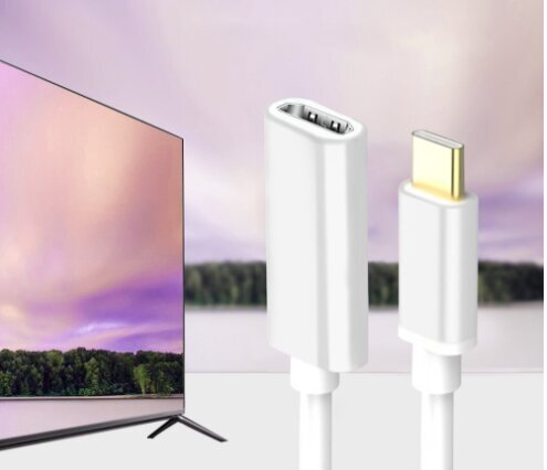 Kaapeli Dapton USB-C 3.1 Type C HDMI 4k MHL Zenwire hinta ja tiedot | Adapterit | hobbyhall.fi