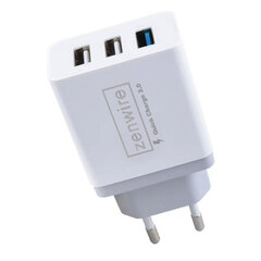 Quick Charge 3.0 Fast 3x USB-puhelimen laturi hinta ja tiedot | Zenwire Puhelimet, älylaitteet ja kamerat | hobbyhall.fi