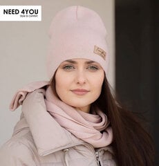 Setti Need 4You hattu ja huivi, pinkki hinta ja tiedot | Naisten päähineet | hobbyhall.fi