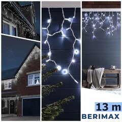 Ulkovalosarja jääpuikot Berimax 500 LED Eco, kylmä valkoinen hinta ja tiedot | Jouluvalot | hobbyhall.fi