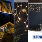 Ulkovalosarja jääpuikot Berimax 500 LED Eco, lämmin valkoinen hinta ja tiedot | Jouluvalot | hobbyhall.fi