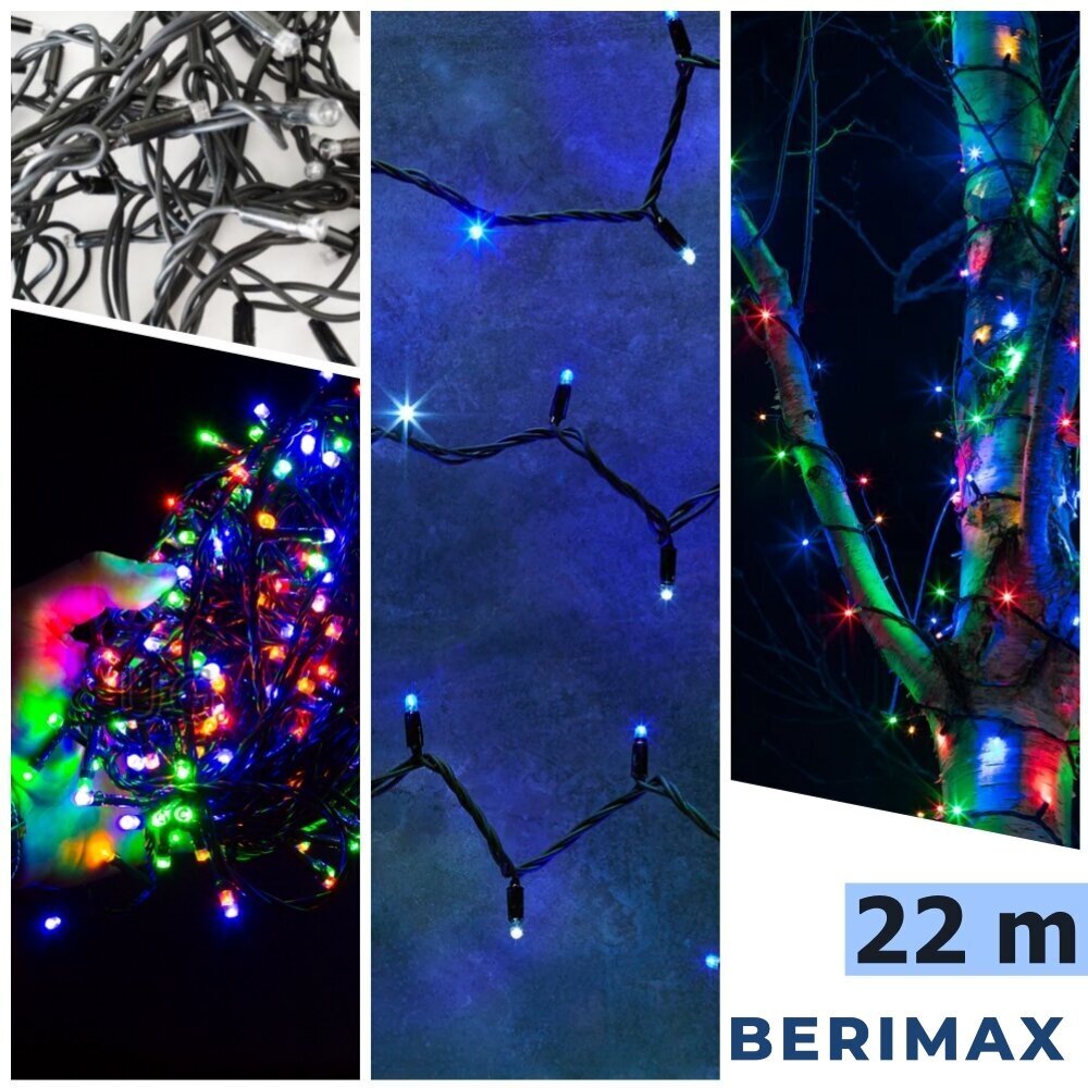Jouluvalot Berimax 300 LED, eri värejä hinta ja tiedot | Jouluvalot | hobbyhall.fi