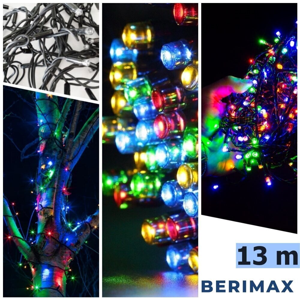 Jouluvalot Berimax 200 LED, eri värejä hinta ja tiedot | Jouluvalot | hobbyhall.fi