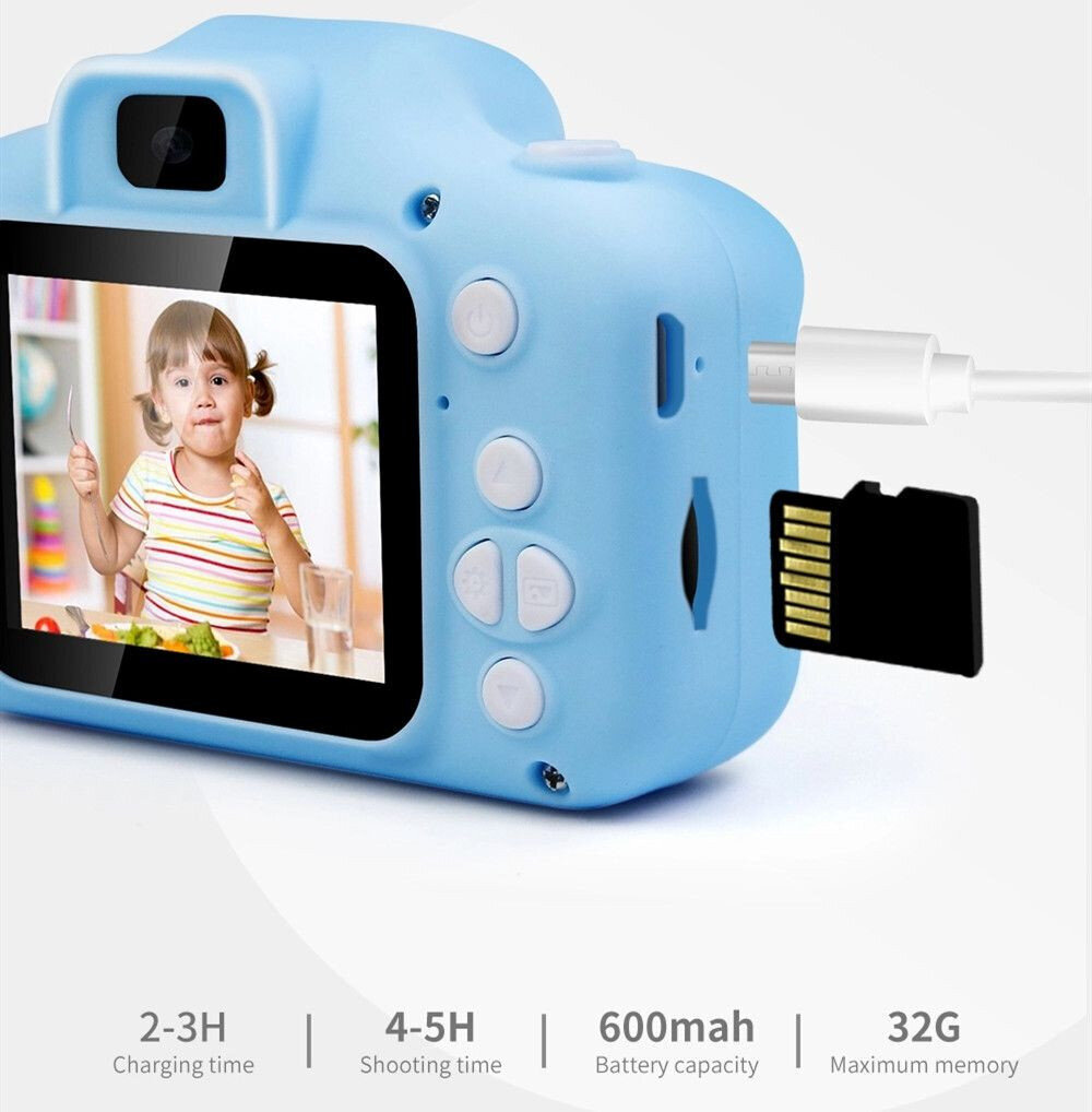 Lasten kamera näytöllä Berimax Unicorn hinta ja tiedot | Kehittävät lelut | hobbyhall.fi