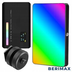 Ladattava RGB LED-lamppu valokuvaukseen Berimax W140 hinta ja tiedot | Berimax Puhelimet, älylaitteet ja kamerat | hobbyhall.fi