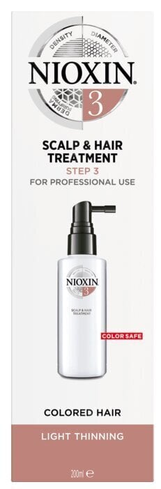 Nioxin System 3 Scalp Treatment Fine Hair 100ml hinta ja tiedot | Naamiot, öljyt ja seerumit | hobbyhall.fi